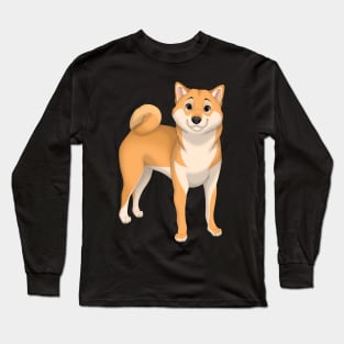 Shiba Inu Dog Long Sleeve T-Shirt